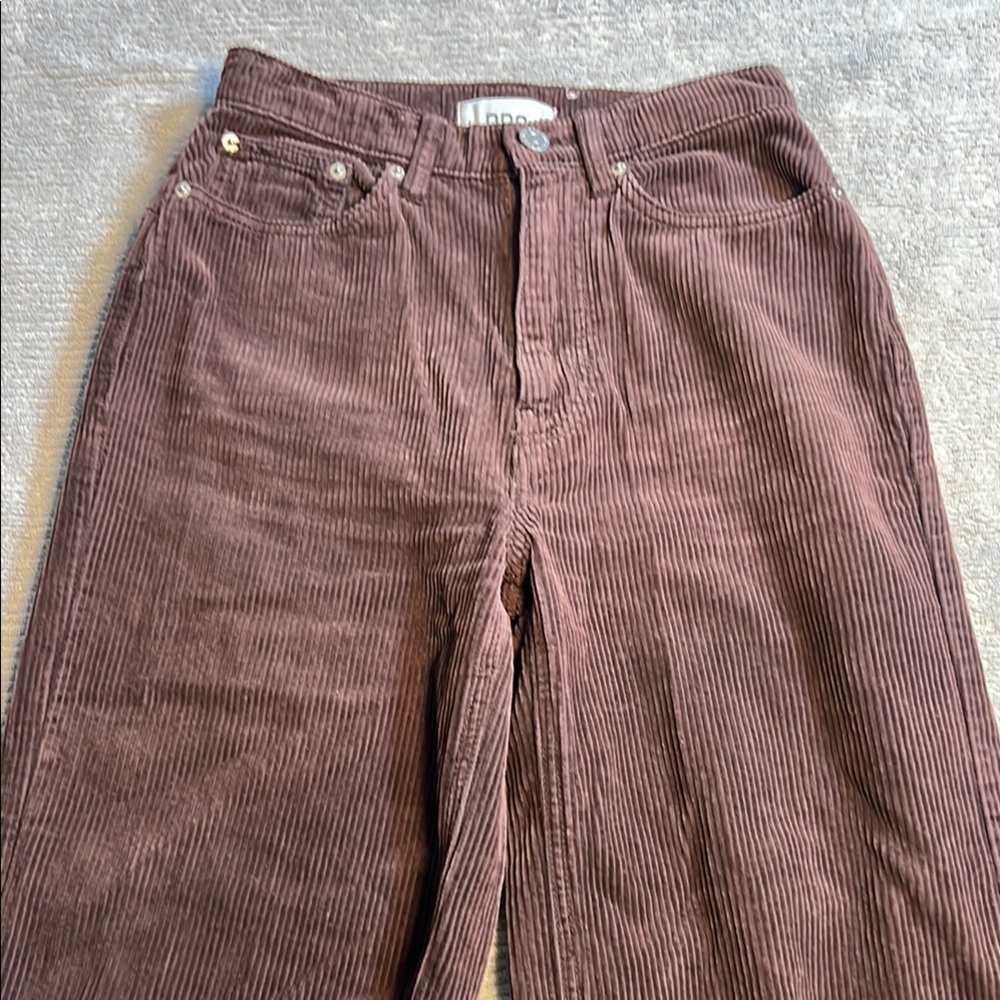 BDG Corduroy Pants High Rise Wide Leg Urban Outfitters size24.         order132 - Picture 13 of 15